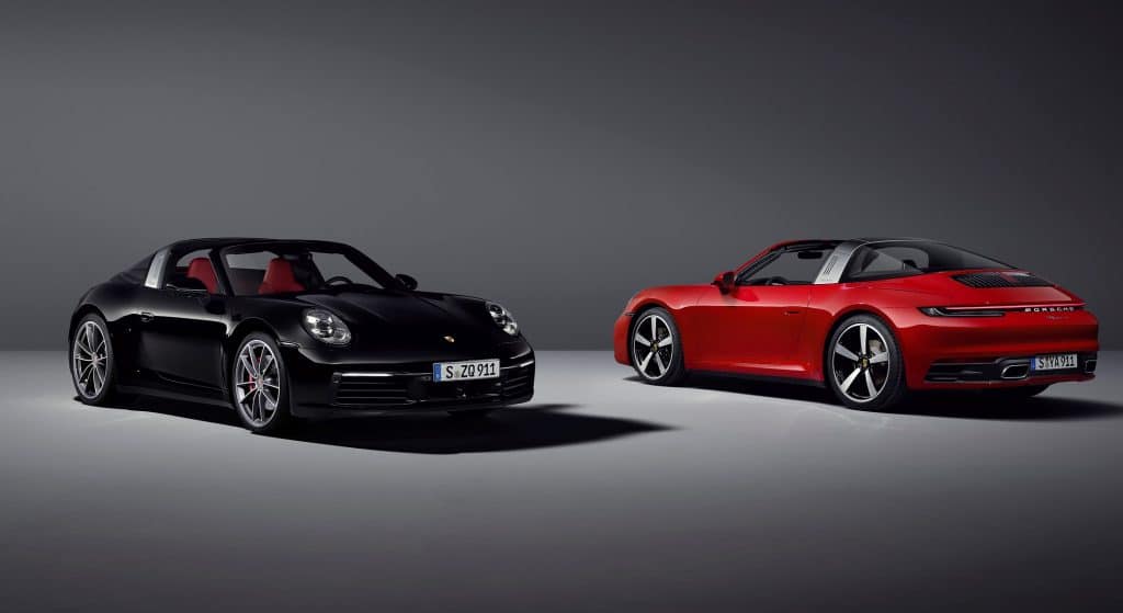 Porsche 911 Targa 4 et 4S type 992