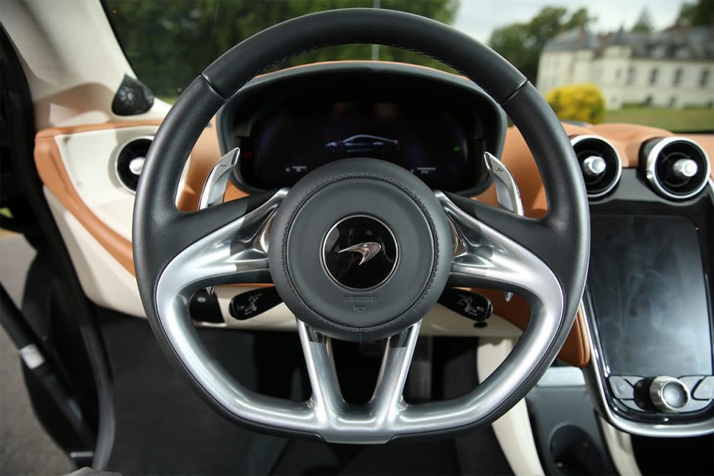 McLaren GT, interieur.