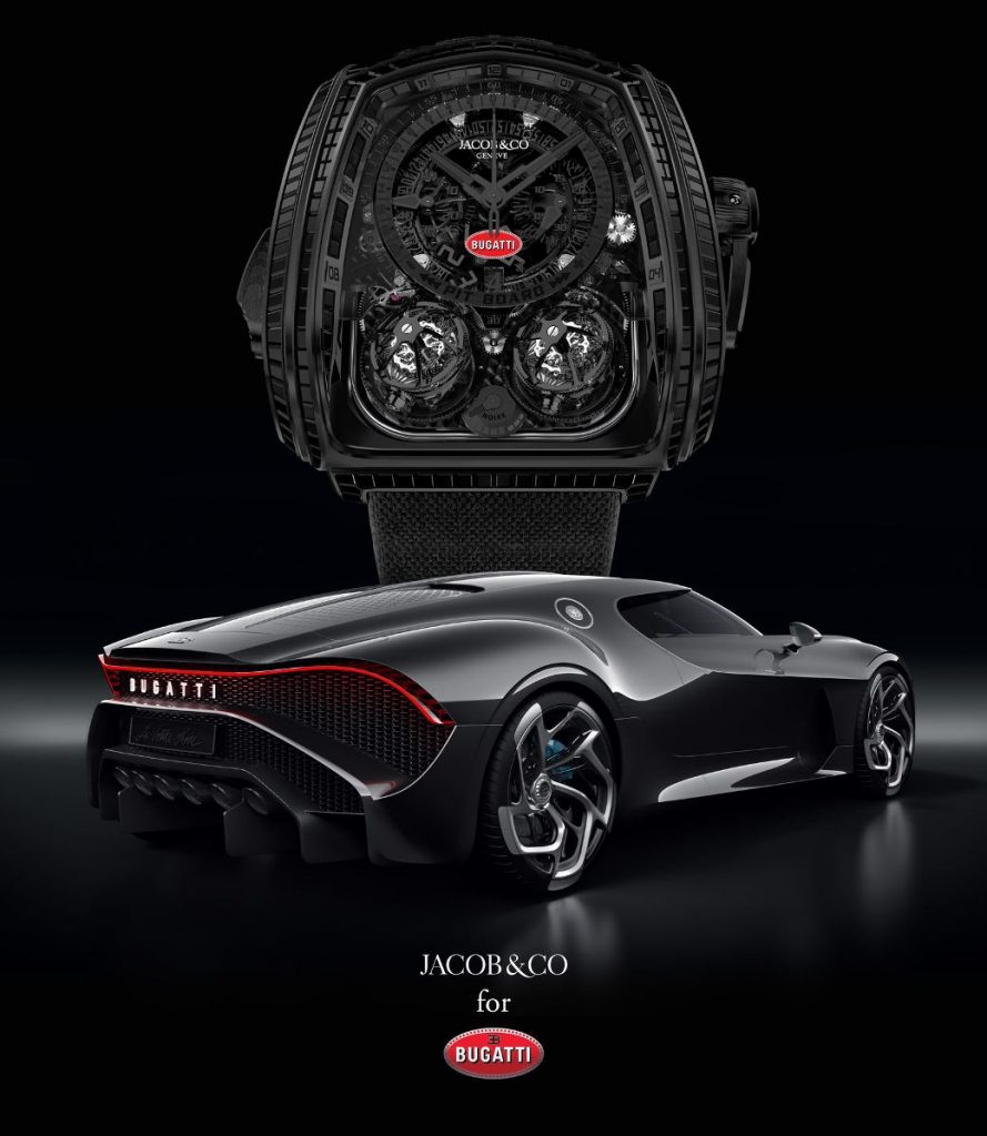 Jacob & Co. Twin Turbo Furious Bugatti "La Montre Noire"