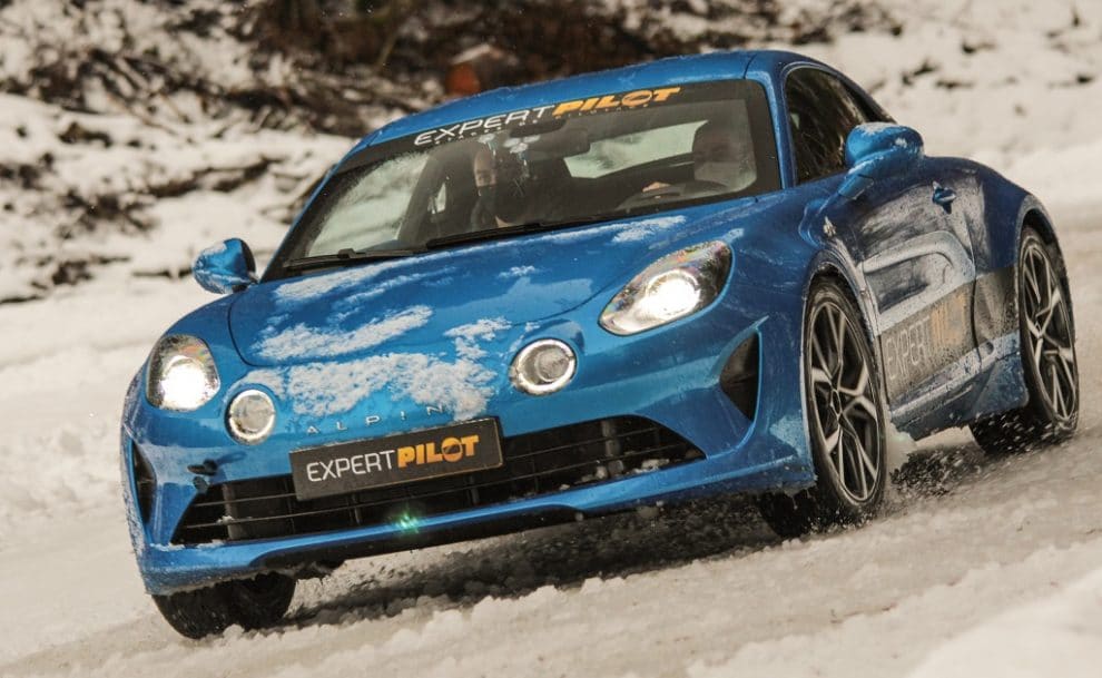 Alpine A110 circuit glace Abondance