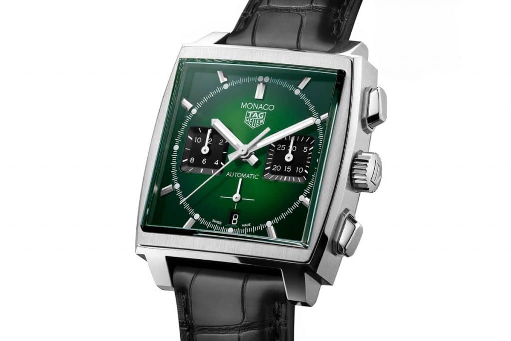 TAG Heuer Monaco "Green Dial Edition Limitée"