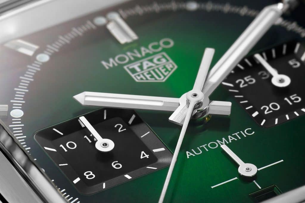 TAG Heuer Monaco "Green Dial Edition Limitée"