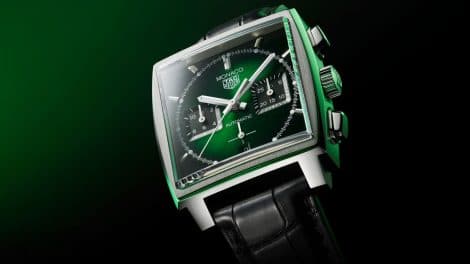 TAG Heuer Monaco "Green Dial Edition Limitée"