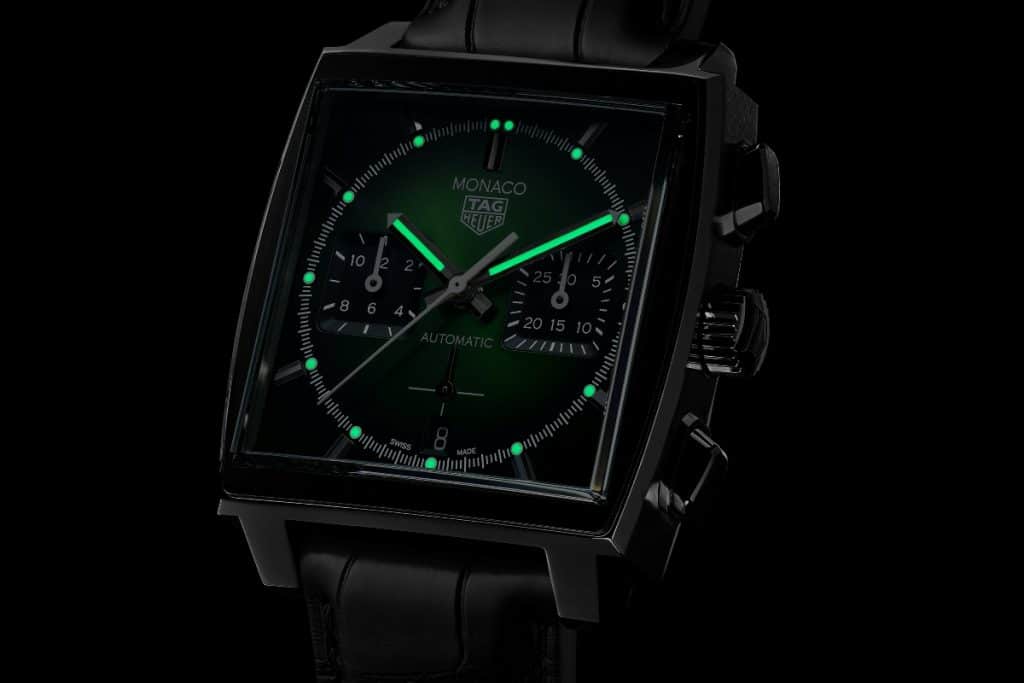 TAG Heuer Monaco "Green Dial Edition Limitée"