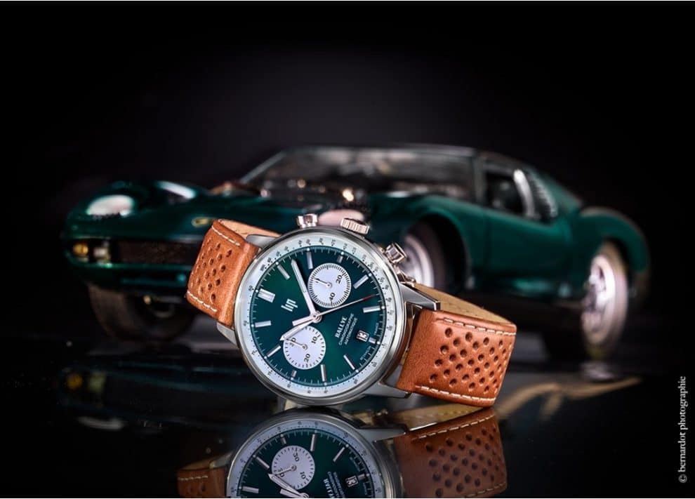 Lip Rallye 42 mm Chrono Auto Vert