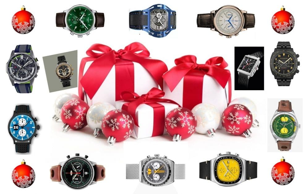 Noël 2021 - sélection de montres liées à l'automobile à moins de 1000 €