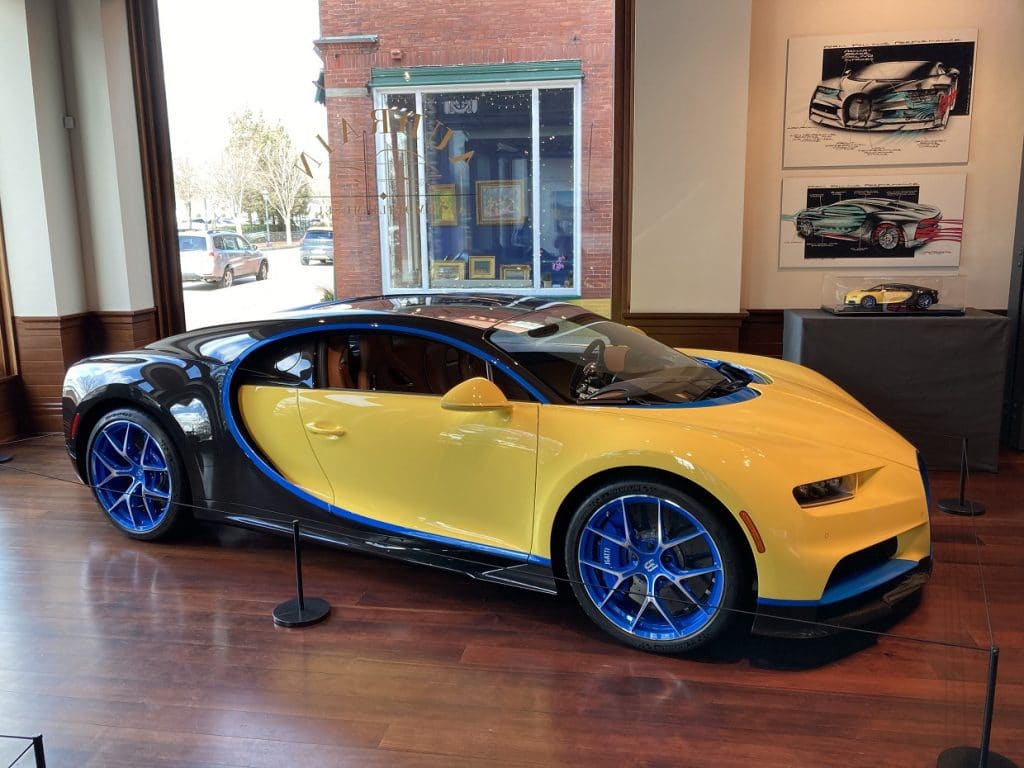 Musée Audrain Bugatti Chiron Sky View 2019