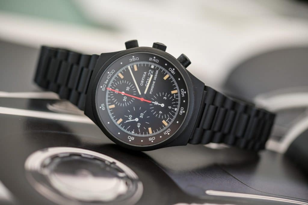 Orfina Porsche Design Chronograph Black PVD 1972