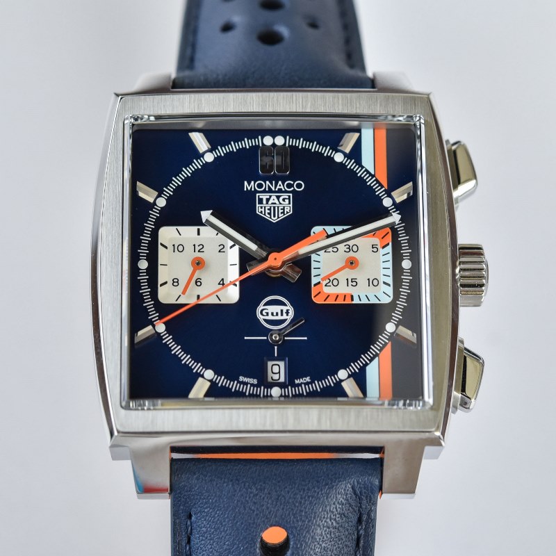 TAG Heuer Monaco x Gulf - Monochrome Watches