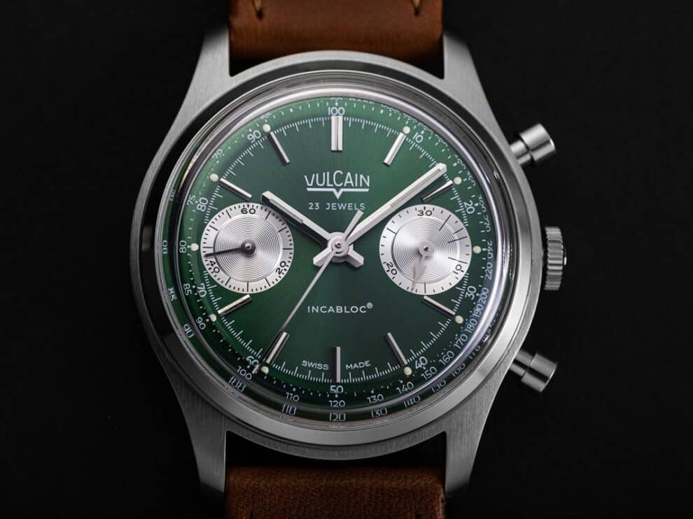 Vulcain Chronograph Green