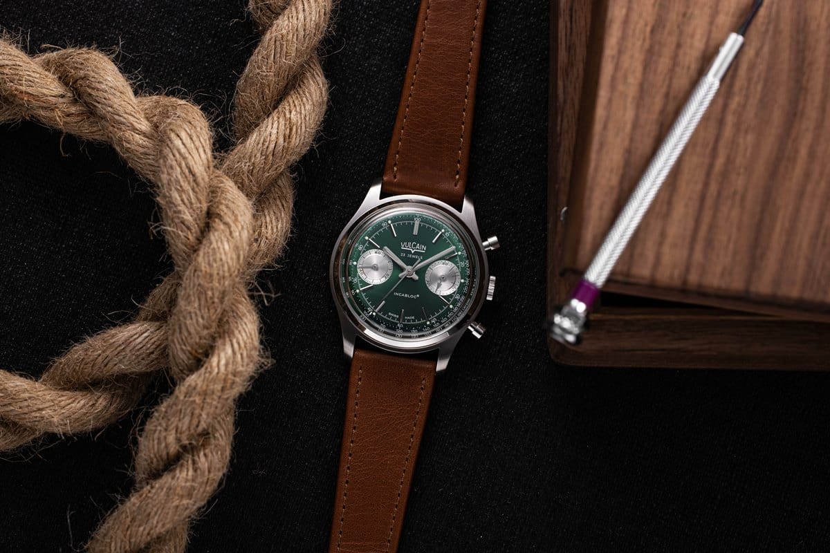 Vulcain Chronograph Green