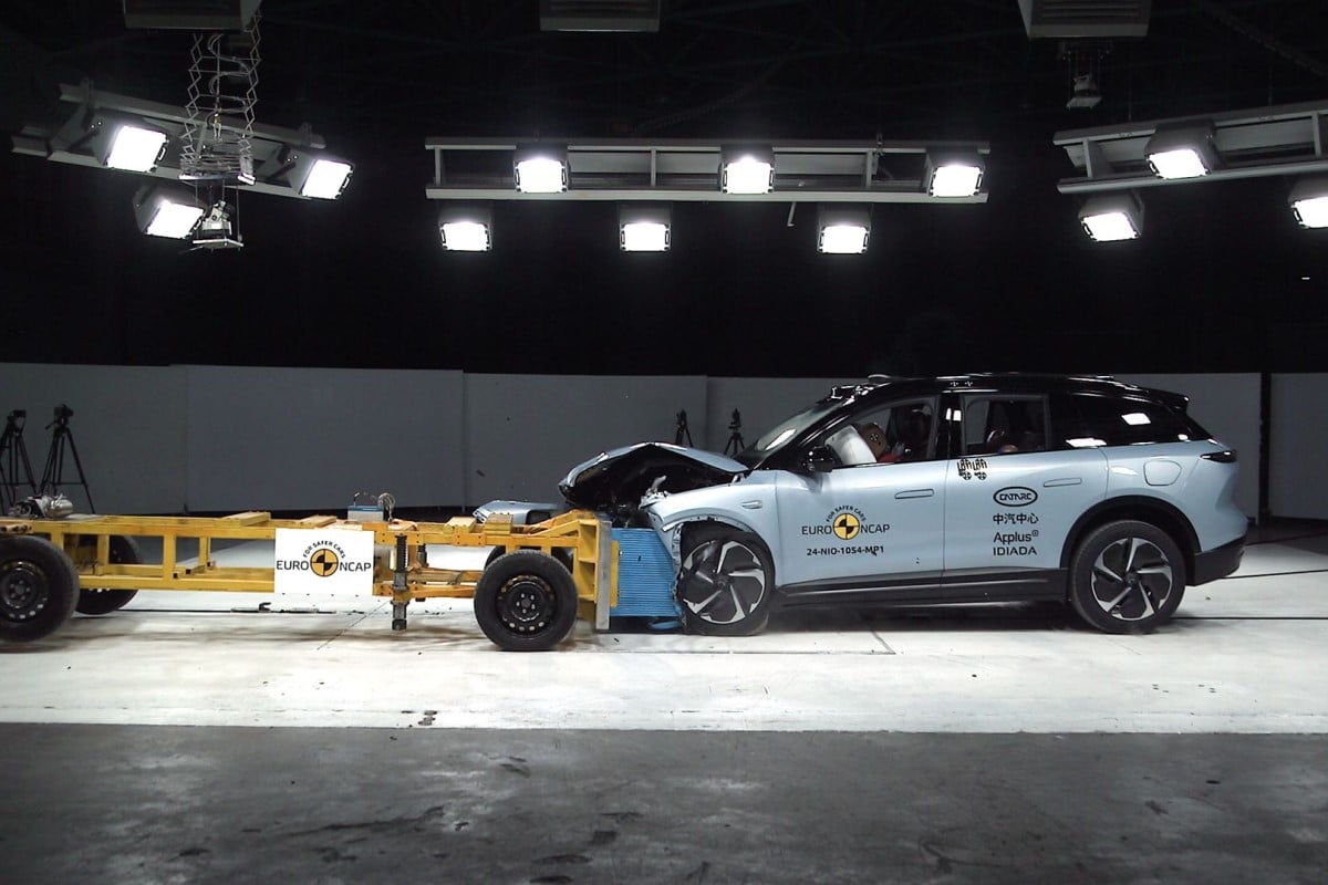 NIO crash test Euro NCAP
