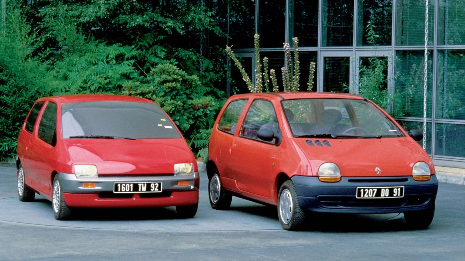 Renault Twingo X06 vs W60 1992 avant