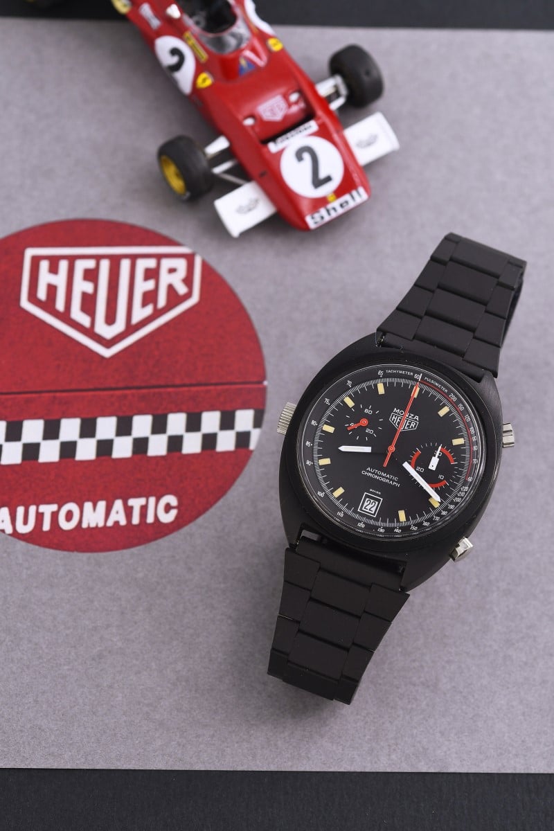 HEUER Chronographe Monza Automatic Black PVD - Buren 15