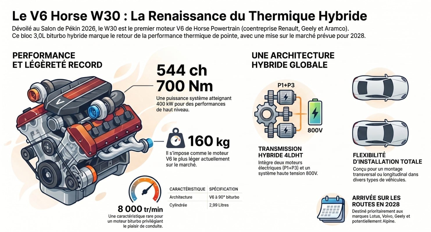 Horse Powertrain V6 W30