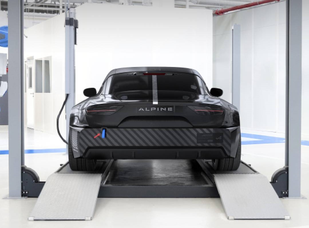 Alpine A110 electric (mule Festival Of Speed 2026)