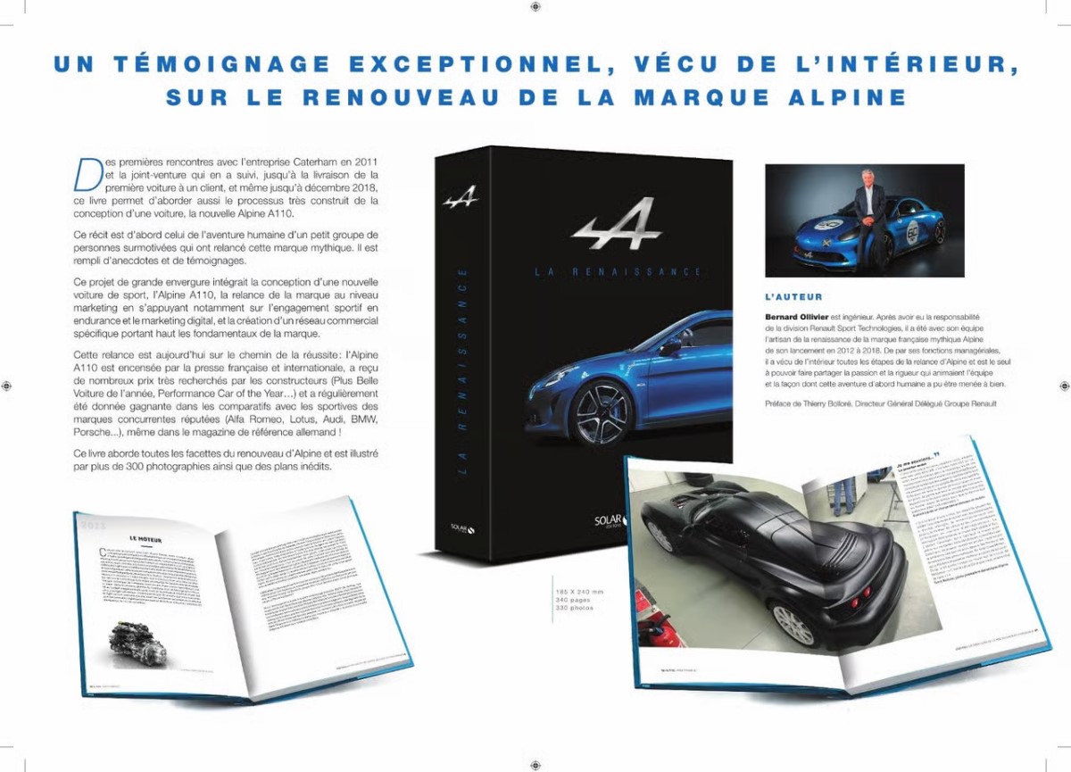 Bernard Ollivier - Alpine La Renaissance -Editions Solar
